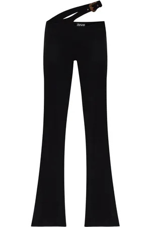 VERSACE Stretch-cotton flared pants