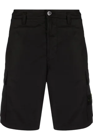 Stone Island Compass-patch cargo shorts