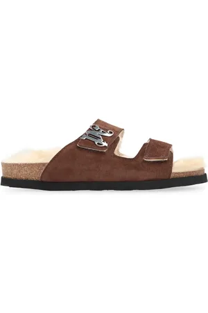 Palm Angels Logo plaque sandals