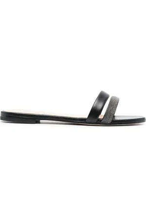 Fabiana Filippi Rhinestone strap sandals