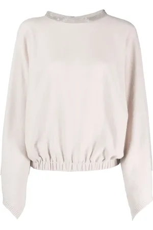 Fabiana Filippi Bead-embellished cashmere jumper