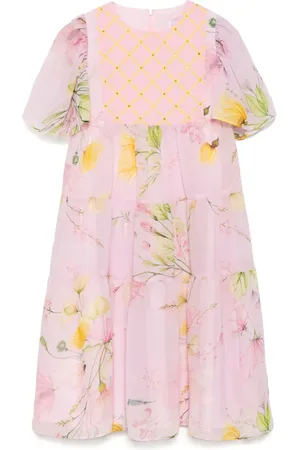 Eirene Floral chiffon dress