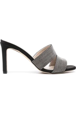 Fabiana Filippi 95mm bead-embellished sandals
