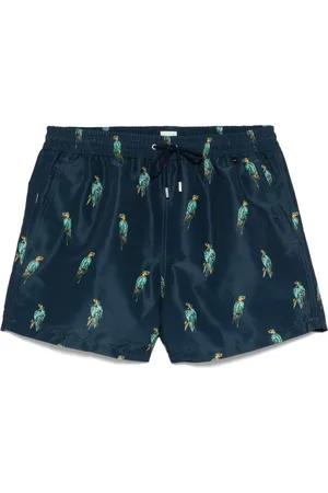 Paul Smith Parrots-print swim shorts
