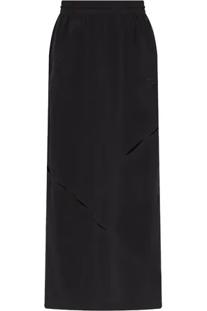 Y-3 Asymmetric-panel maxi skirt
