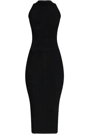 Balmain Ribbed bodycon midi dress