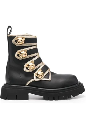 Moschino Side-buckle ankle boots