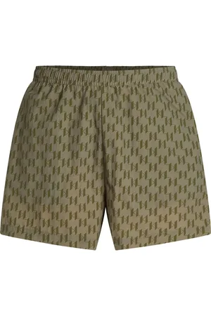 Karl Lagerfeld Monogram-print swim shorts