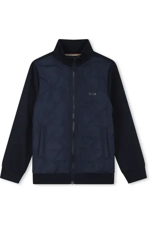 HUGO BOSS Quilted zip-up jacket