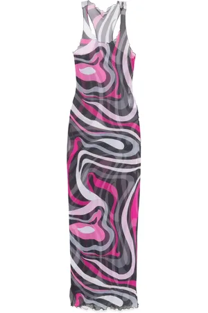 Puccini Iride-print dress