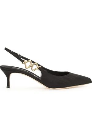 Sergio Rossi 50mm leather pumps
