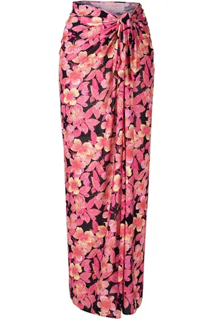 AMIR SLAMA Floral-print pareo