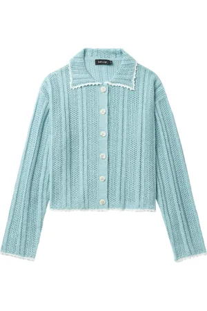 tout a coup Pointelle-knit cardigan