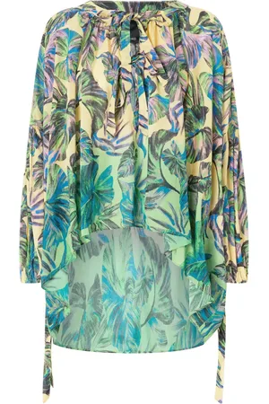 Pinko Leaf-print blouse