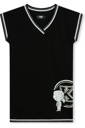 Karl Lagerfeld K/IKONIK stripe-detail dress