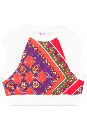PUCCI Junior Cropped top
