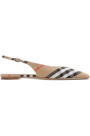 Burberry Checked slingbacks flats
