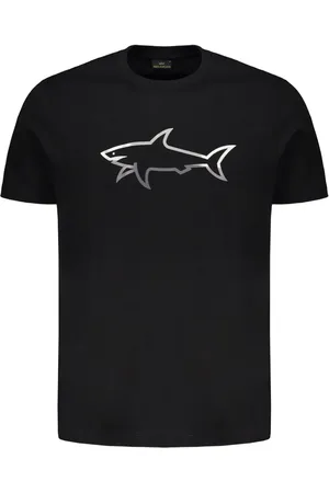 Paul & Shark Reflective Shark-print cotton T-shirt