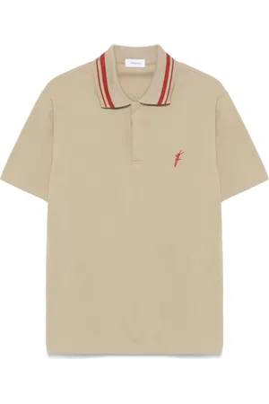 Salvatore Ferragamo Embroidered-logo polo shirt
