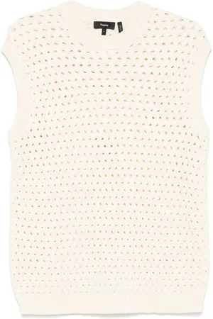 THEORY Cable-knit vest