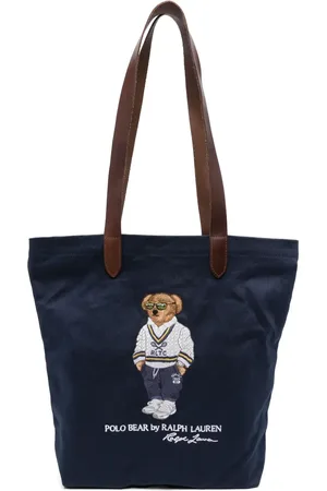 Ralph Lauren Polo-Bear-motif tote bag