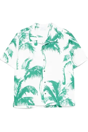 BLUE SKY INN Green Palm shirt
