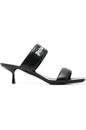 Palm Angels 45mm logo band leather sandals