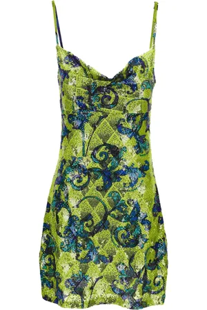 VERSACE Sequinned mini dress