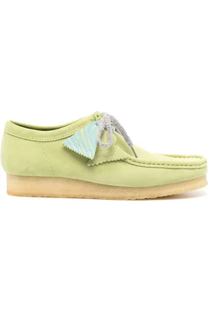 Clarks Wallabee suede boat shoes