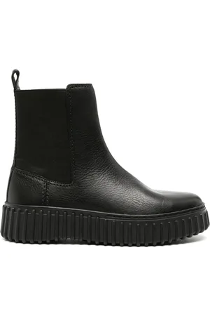 Clarks Torhill Maple leather Chelsea boots