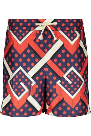 Gucci G dot labyrinth-print shorts