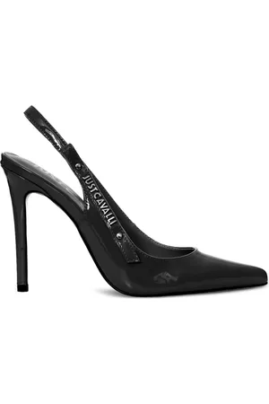 Roberto Cavalli Logo-lettering pumps