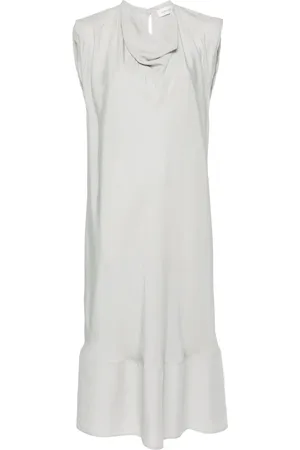 LEMAIRE Cowl-neck sleeveless midi dress