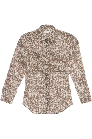 LEMAIRE Abstract-print cotton shirt