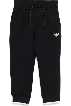 Emporio Armani Logo-embroidered trousers