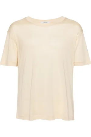 LEMAIRE Round-neck silk T-shirt