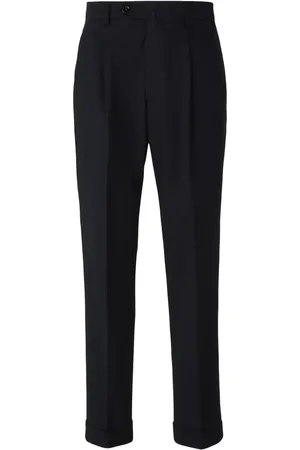 Berwich Pleated tapered trousers