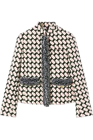 Puccini Fringed tweed jacket