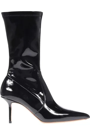 Francesco Russo 70mm patent-leather ankle boots