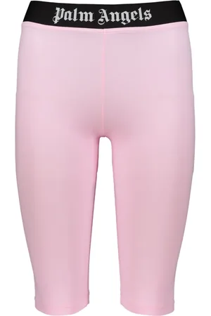Palm Angels Logo-waistband shorts