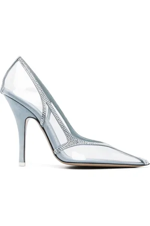 The Attico Venus 105mm transparent crystal pumps