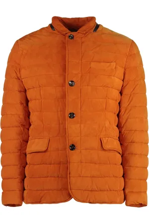MOORER Zavyer leather padded jacket