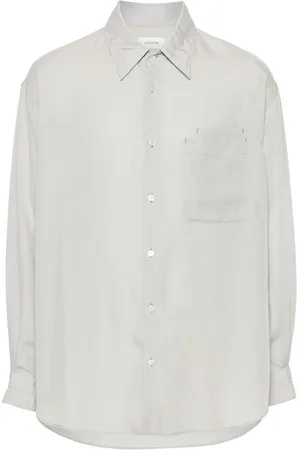 LEMAIRE Double-pocket lyocell shirt