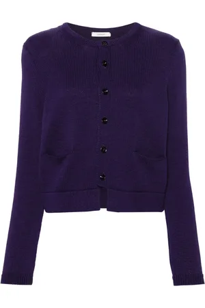 LEMAIRE Crew-neck cotton cardigan