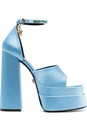 VERSACE Medusa charm platform sandals