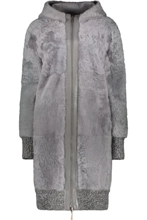 LORENA ANTONIAZZI Shearling overcoat