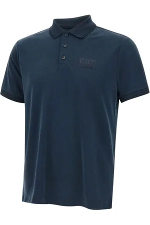 EA7 Logo-patch polo shirt