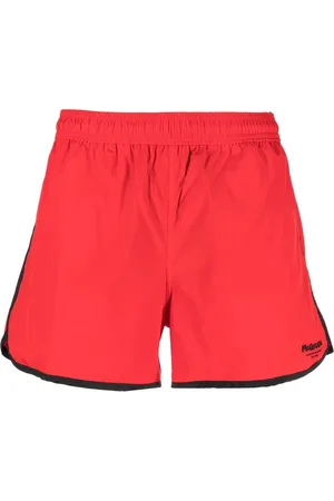 Alexander McQueen Logo-print detail swim shorts