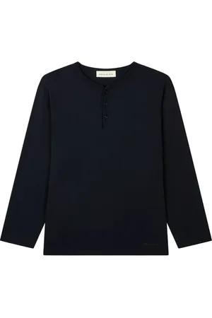 MAN ON THE BOON. Henley-neck shirt