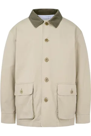 MAN ON THE BOON. Colour-block cotton jacket